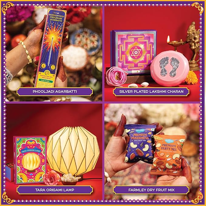 Phool Diwali Dazzle Gift Box 2025 | 13 Premium Festive Items | Luxury Diwali Hamper for Family, Friends & Corporate Gifting