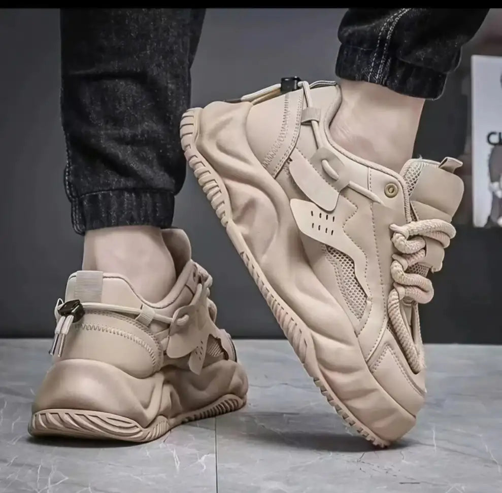 Kardam&sons Sneaker Shoes For Men | Stylish and Comfortable Sneakers Sneakers For Men (Beige)